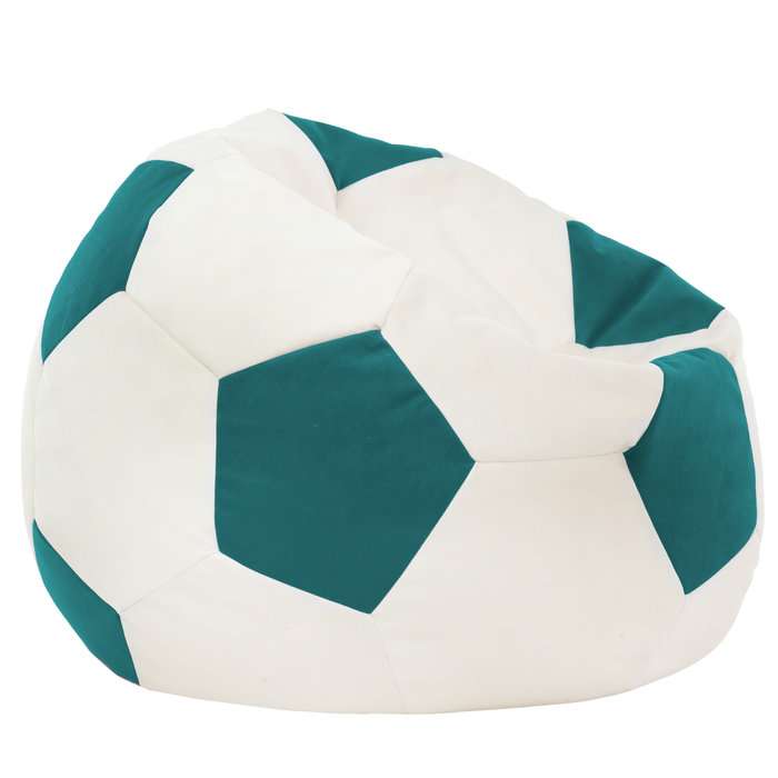 Bean Bag Chair Football XL Children - Soft Velvet