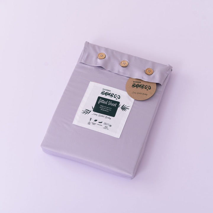 Lilac Bambus Sengesæt 2-personers - 400TC Tanboocel - Lavendel Mist
