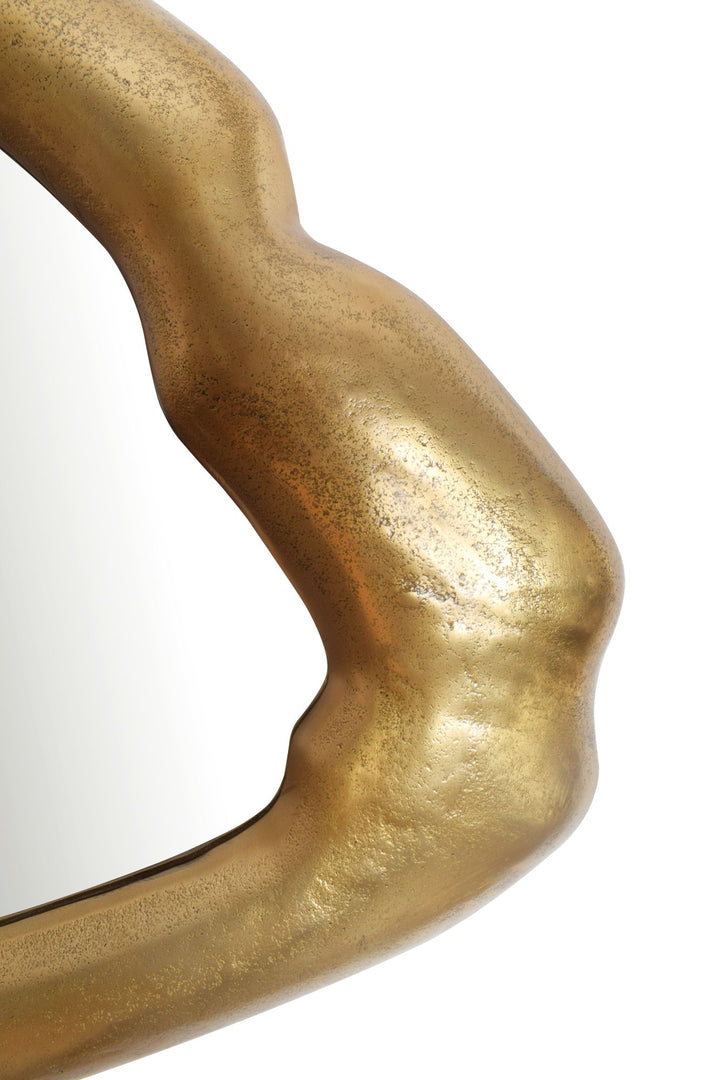 Asymmetrisk vægspejl, 100x57 cm