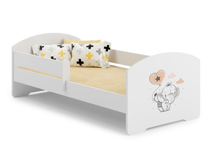 LUK børneseng 160x80 med gelænder - Babyelefant