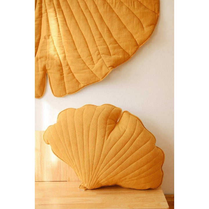 "Mango" linned Ginkgo Leaf Pude