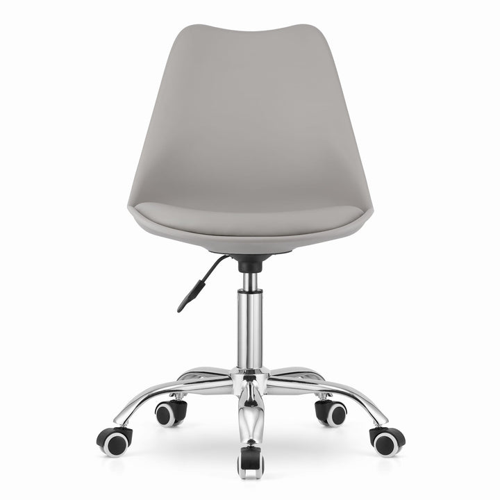 OSKAR ALBA kontorstol – ergonomisk komfort i stilren grå