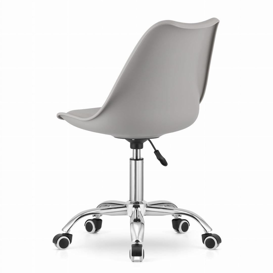 OSKAR ALBA kontorstol – ergonomisk komfort i stilren grå