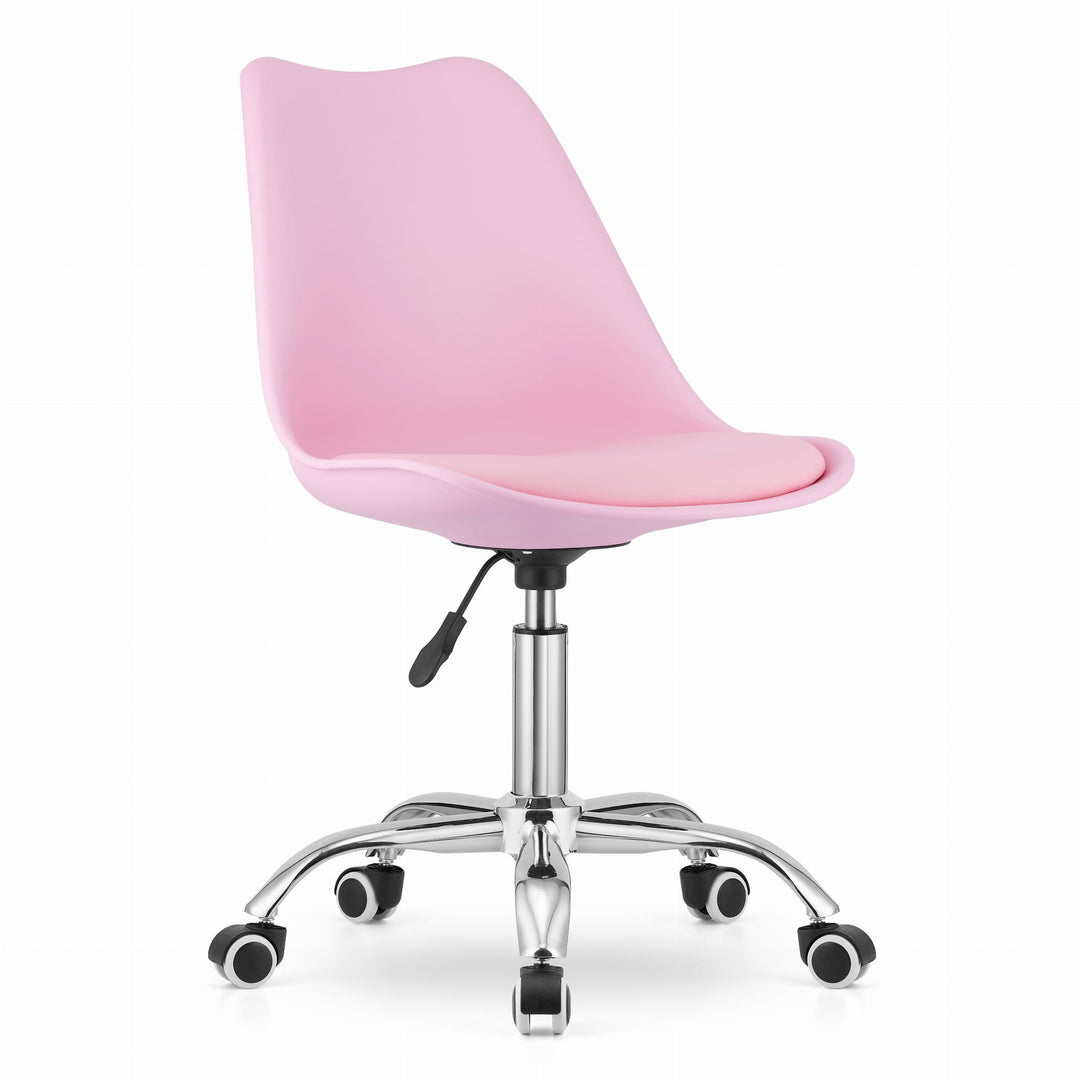 OSKAR ALBA kontorstol – ergonomisk komfort i moderne pink