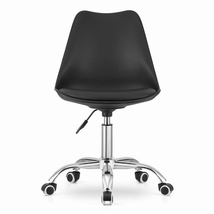 OSKAR ALBA kontorstol – klassisk design med ergonomisk komfort (sort)