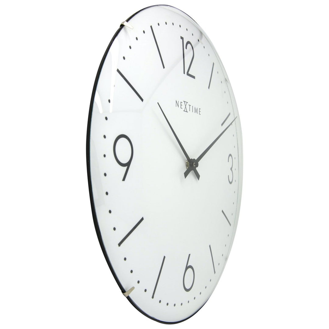 Vægur - 35 cm - Dome Glas - 'Basic Dome'