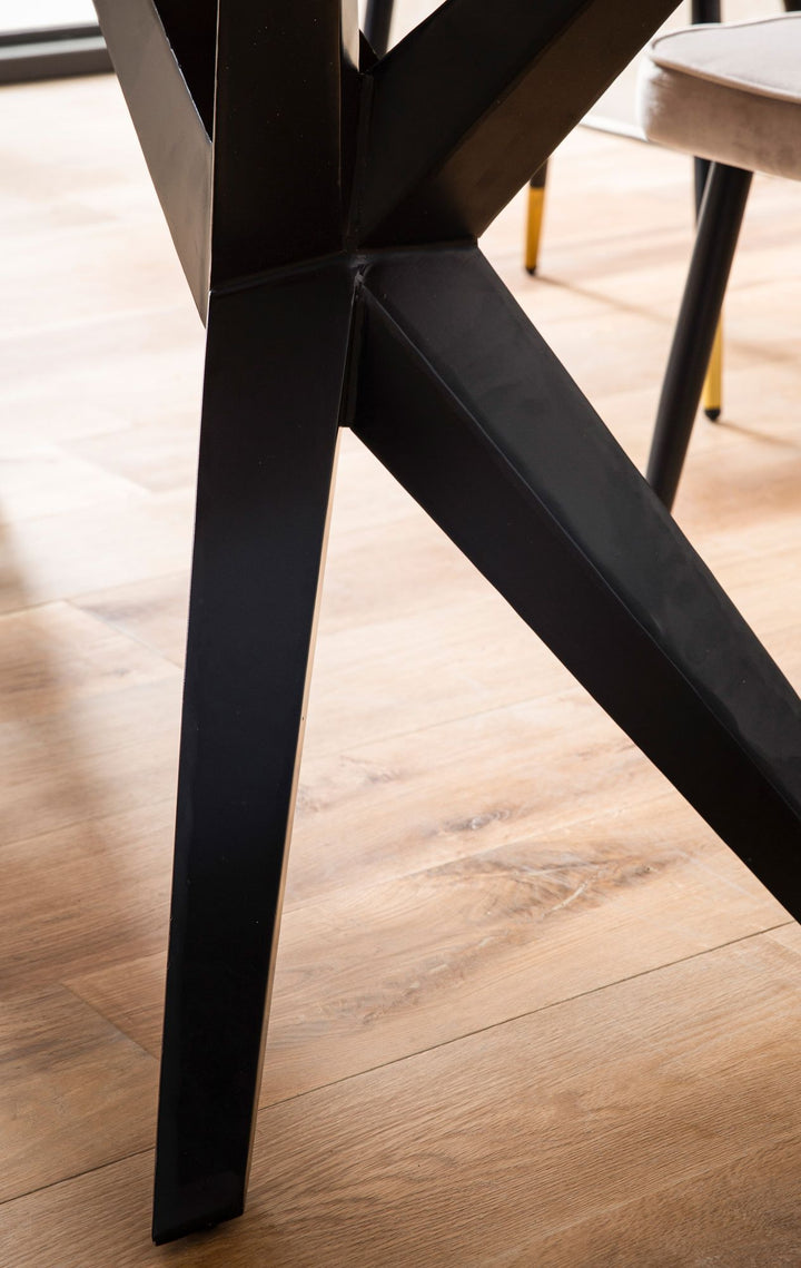 Skrivebord 200x100x76 cm, massivt akacietræ, computerbord, loft-stil, hjemmekontorbord med metalben, stort industrielt træbord, rektangulært laptopbord til hjemmekontor
