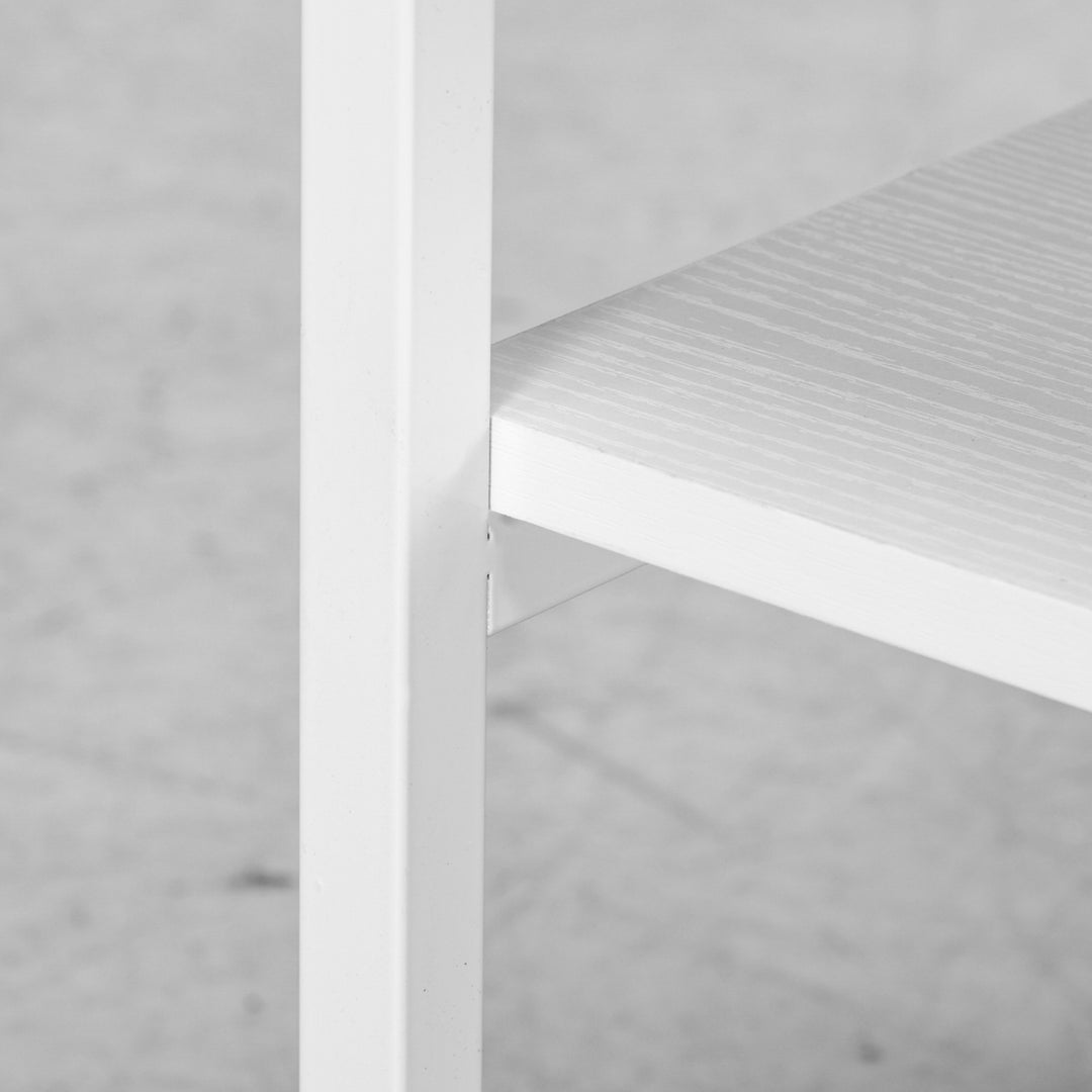 Printerbord med hjul, printerstativ med 3 niveauer, printerholder stål, 50 x 50 x 52,5 cm