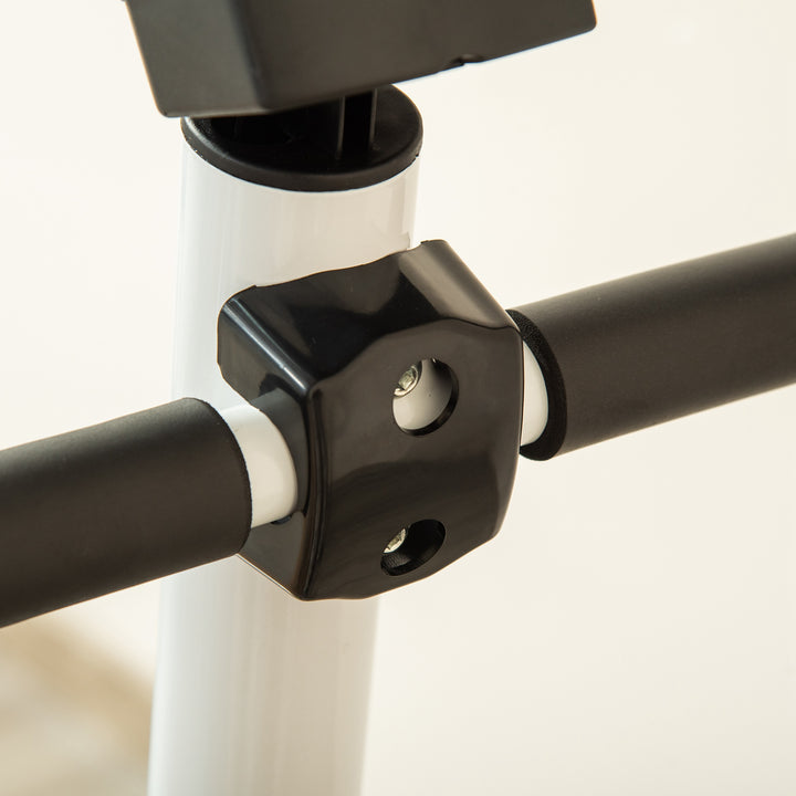 Stepper fitnessudstyr, lcd-skærm, skridsikre pedaler, stål og abs, 55 x 44 x 108 cm, grøn + sort