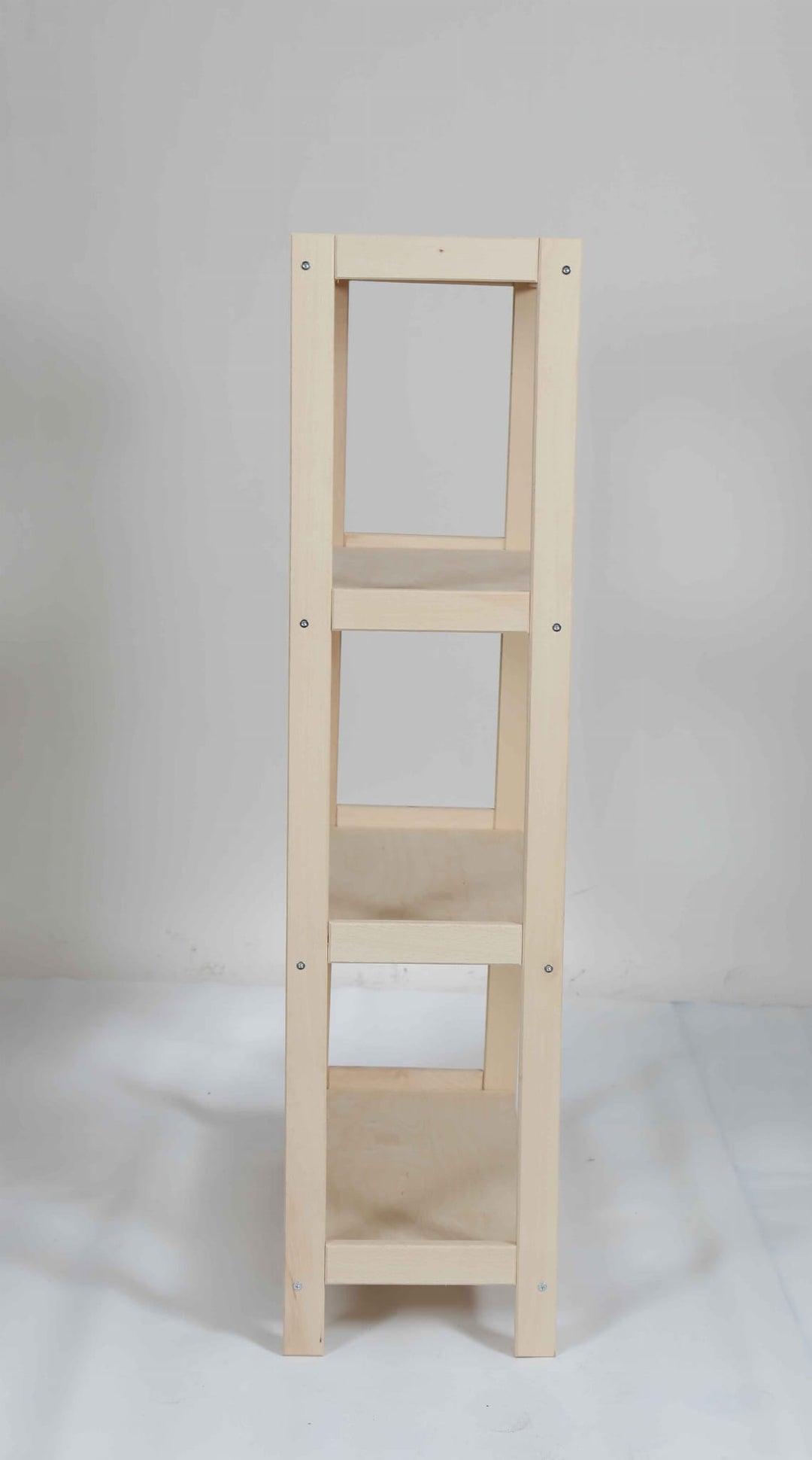 Bogreol i bøgetræ STRONG, 4 hylder, 133x60x33 cm