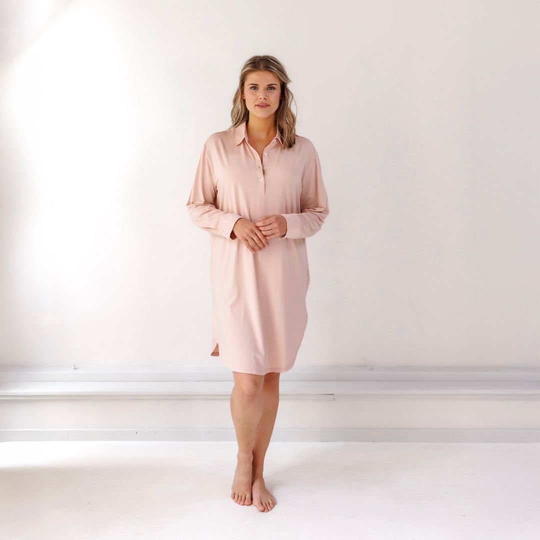 TENCEL™ Natkjole Dames Powder Peach