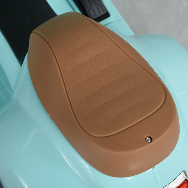 Elektrisk børnemotorcykel vespa elmotorcykel med led-lys, lyd, børns elmotorcykel til børn fra 18-36 måneder grøn