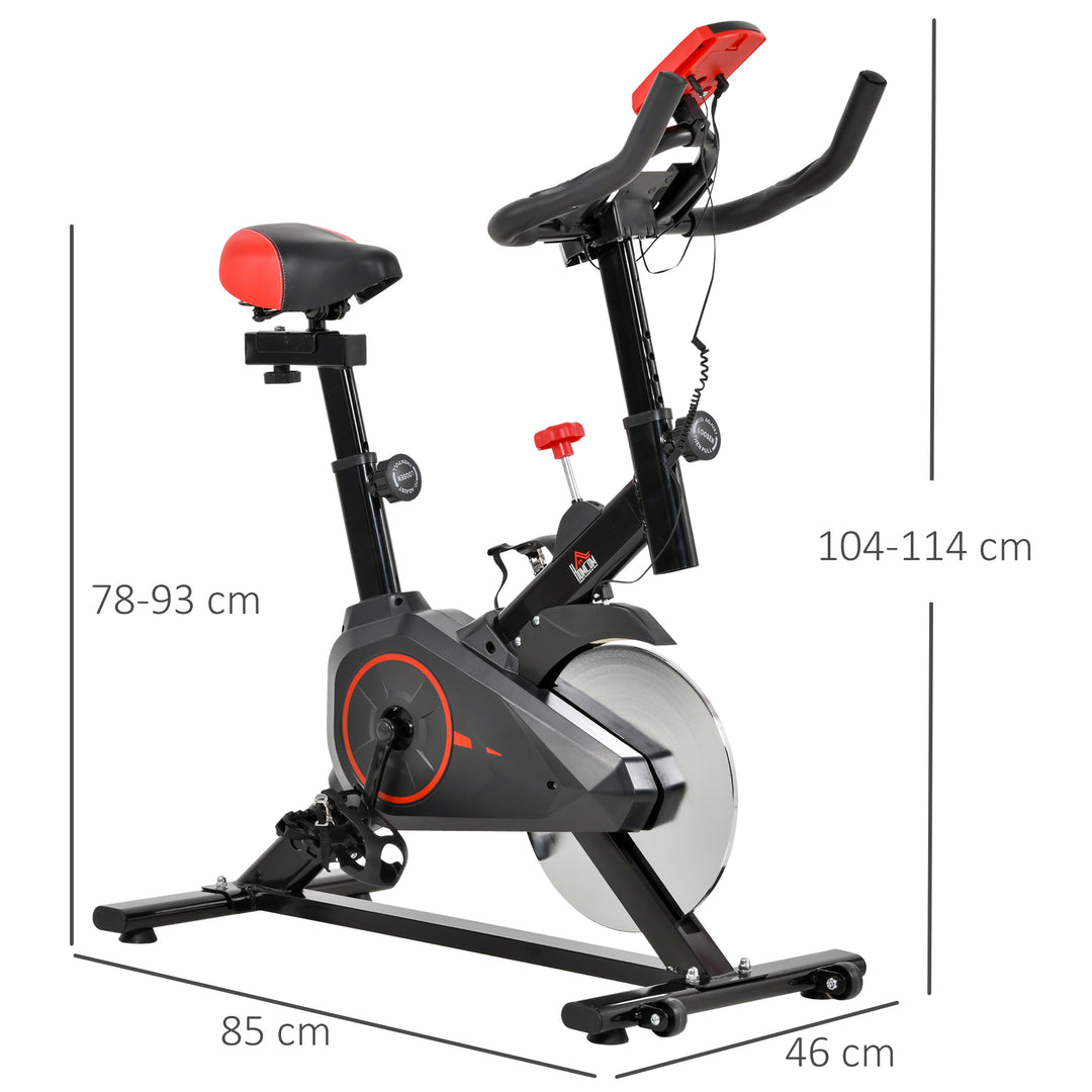 Indendørs cykeltræner hjemmegym cykeltræner fitnesscykel 85 x 46 x 114 cm