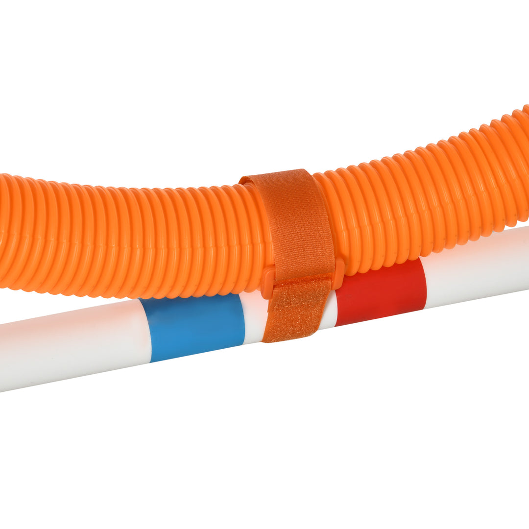 3-Delt agilitysæt til hunde, træning til kæledyr, hundetræningssæt, inklusive taske, nem at bære, plastik, hvid+gul