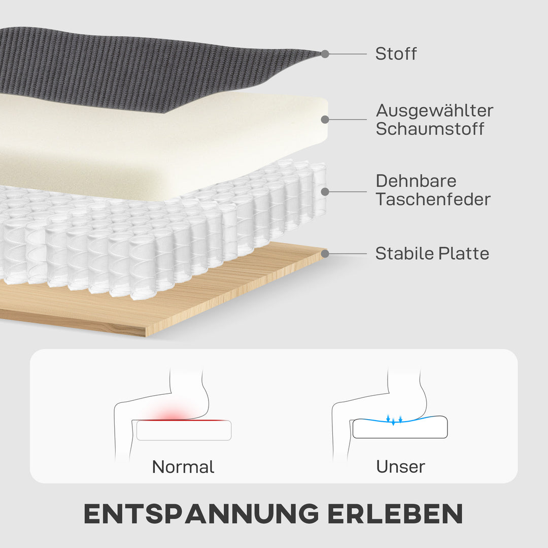 Justerbar sovesofa, L-formet gæstesofa med sengefunktion, opbevaringsplads, hynder, til stue, gæsteværelse, mørkegrå