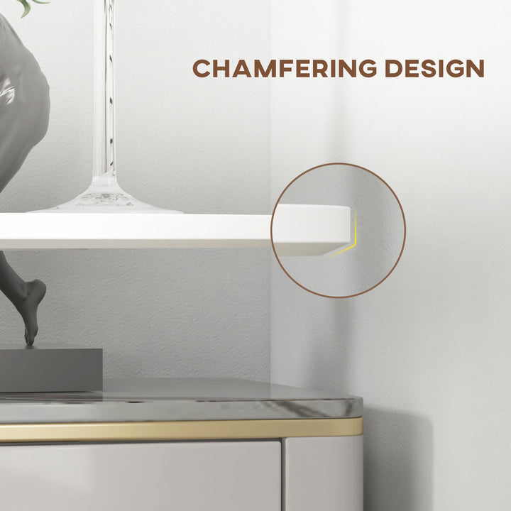 Barbord, højbord, bord til 2 personer, 60 x 60 x 102 cm, hvid