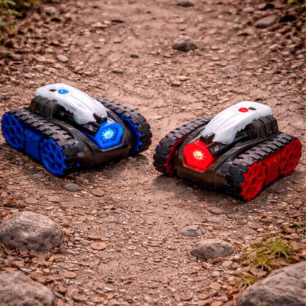 RC Revolt BATTLE fjernbetjent bil kamptilstand lydlys 2-pak