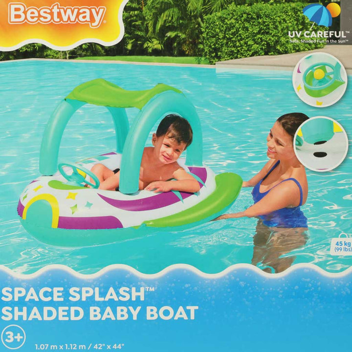 BESTWAY 34149 Oppustelig ponton med bilrat