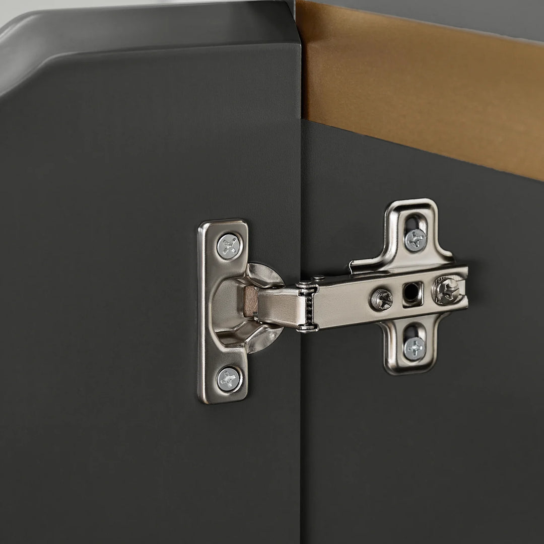 Underskab til håndvask med 2 døre, B60 x D30 x H59 cm, grå