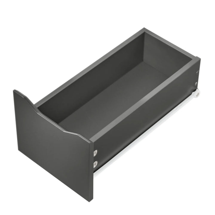 Smal vogn med 3 skuffer, 60 x 20 x 70 cm, mørkegrå