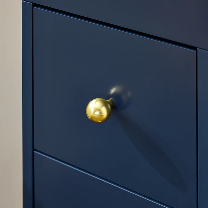 Smart rullevogn i trendy blå, kan bruges på badeværelset og i andre rum, B23 x D83 x H65 cm