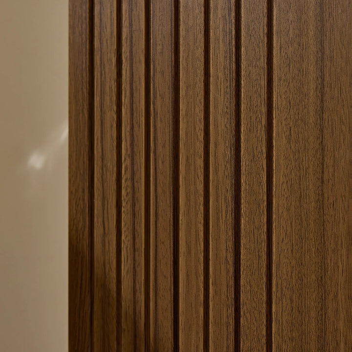 Smuk underskab med integreret håndvask i porcelæn, L40xB22xH56cm, brun