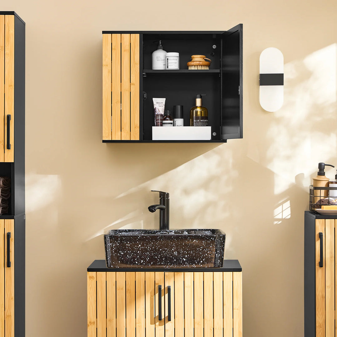 Stilfuldt vægskab med spejl (50 x 20 x 45 cm)