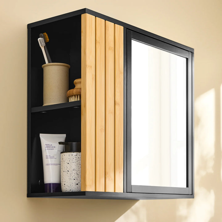 Stilfuldt vægskab med spejl (50 x 20 x 45 cm)