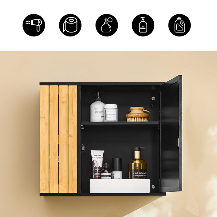 Stilfuldt vægskab med spejl (50 x 20 x 45 cm)