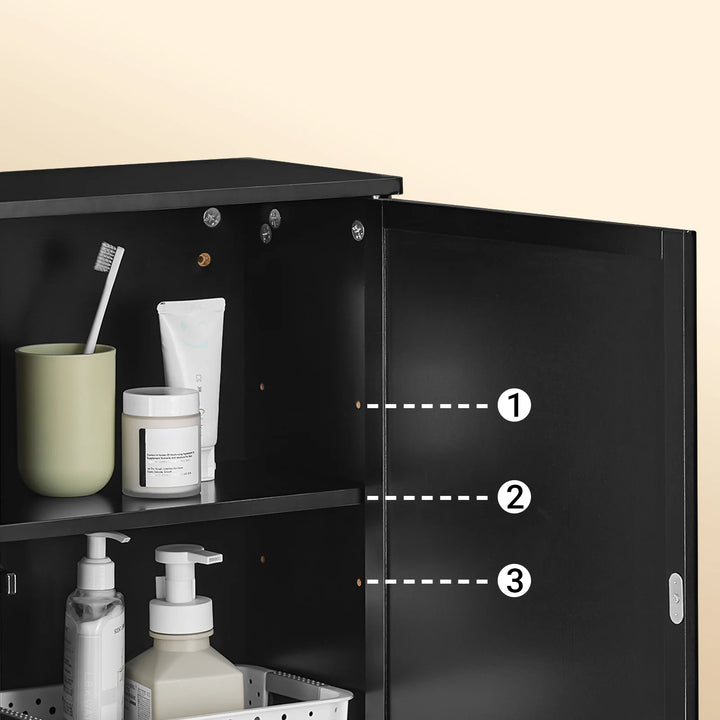 Stilfuldt vægskab med spejl (50 x 20 x 45 cm)