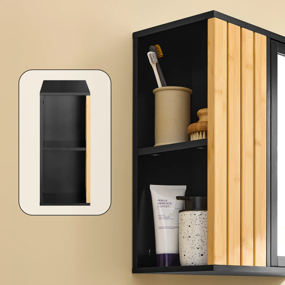 Stilfuldt vægskab med spejl (50 x 20 x 45 cm)