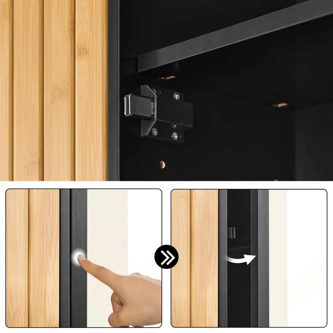 Stilfuldt vægskab med spejl (50 x 20 x 45 cm)