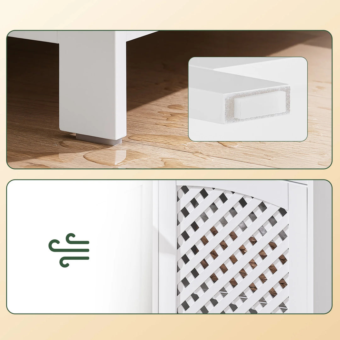 Badeværelsesskab (Højskab): 45x41,5x170 cm med masser af opbevaringsplads