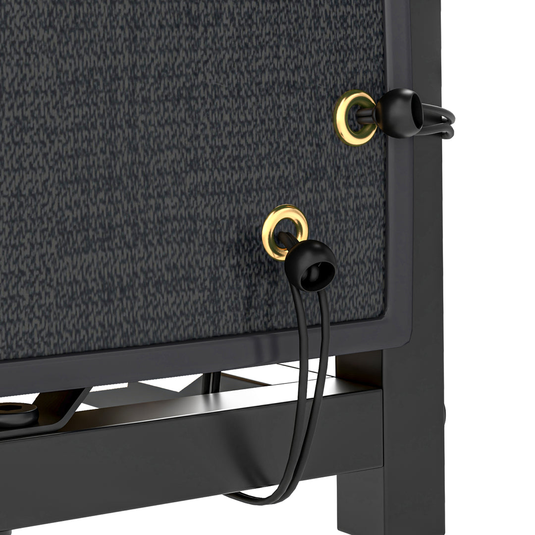 Brændehyldebetræk, sæt med 2, vejr- og støvtæt, 174x173 og 174x161.5, sort