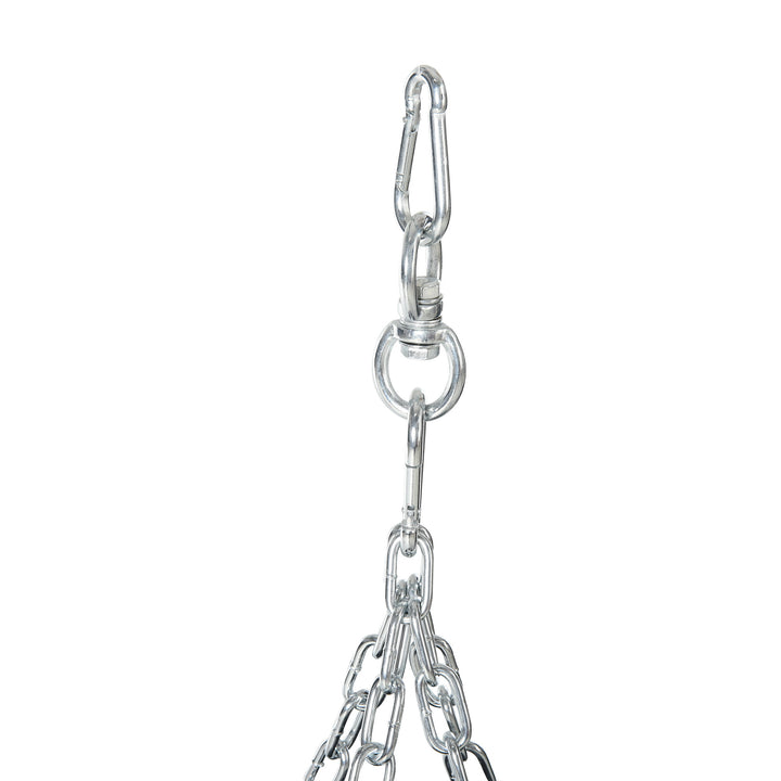 Boksesæksæt med boksehandsker, fyldt sæt til voksne og unge, hængende boksesæk, tung 16 kg, 30 x 120 cm, sort+rød