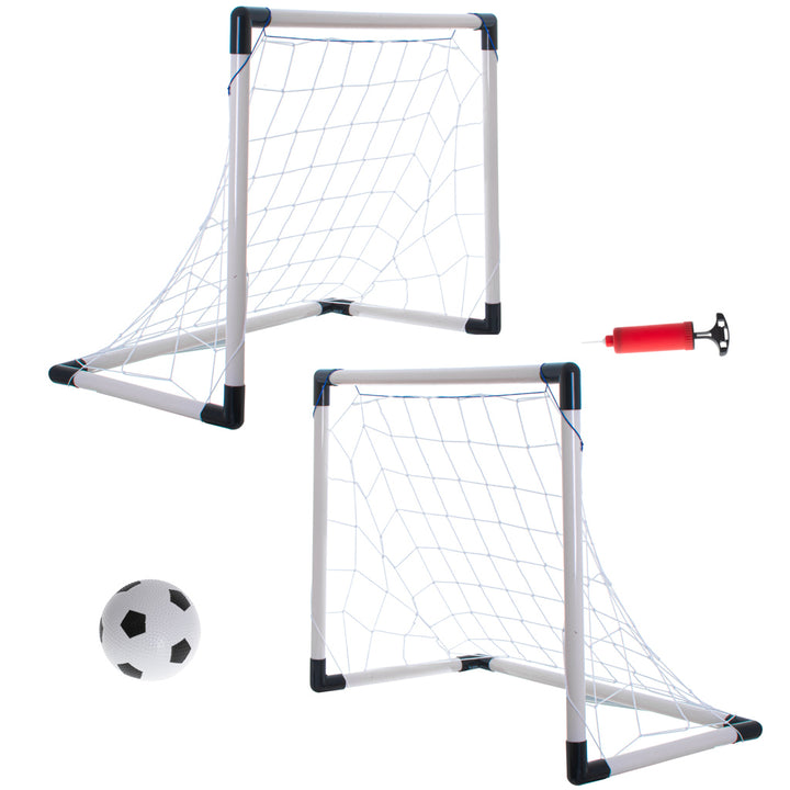 Børnefodboldmål 2-i-1 143x110x70cm