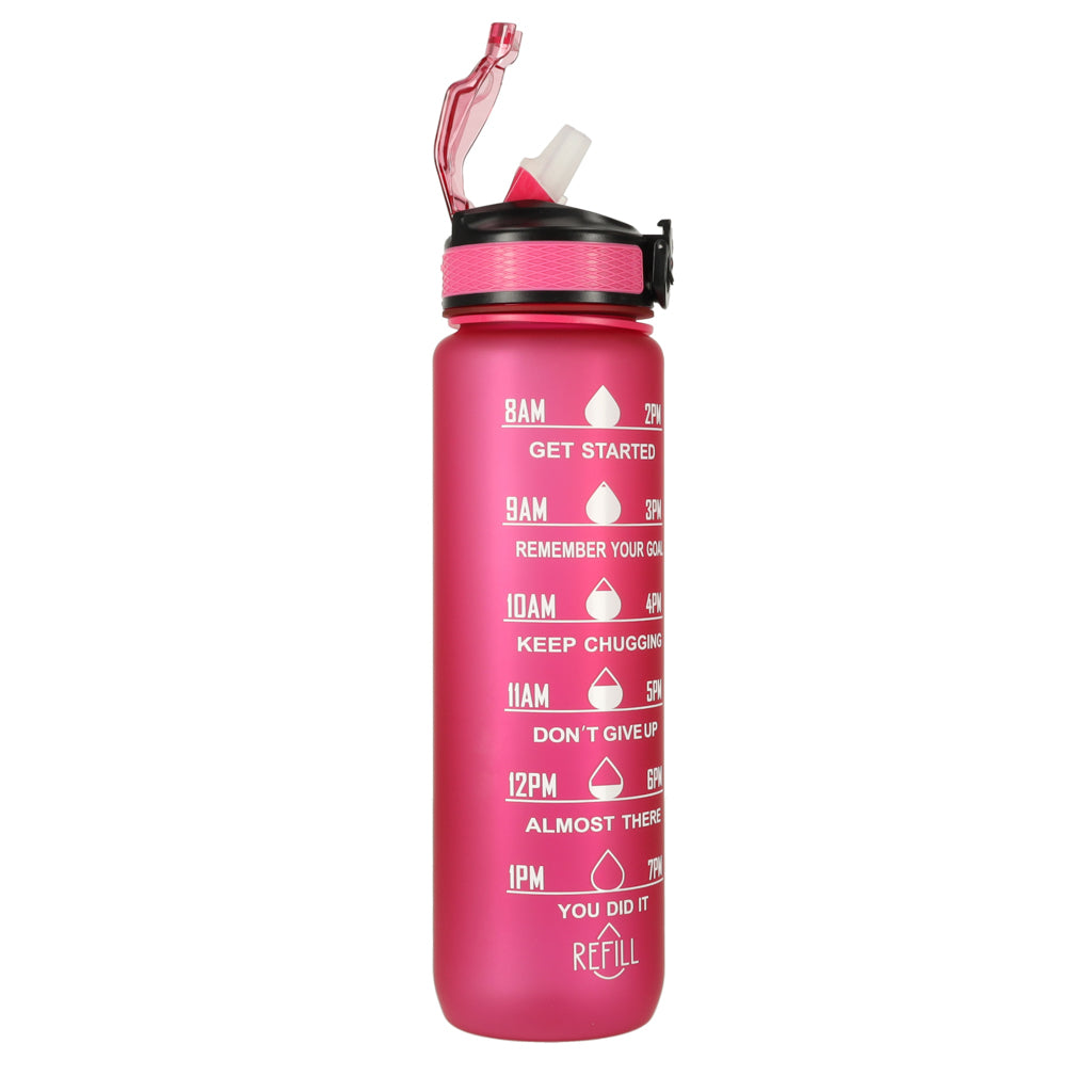 Vandflaske Bidon 1l pink