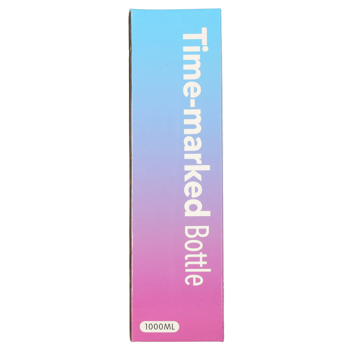 Bidon vandflaske 1l pink og blå