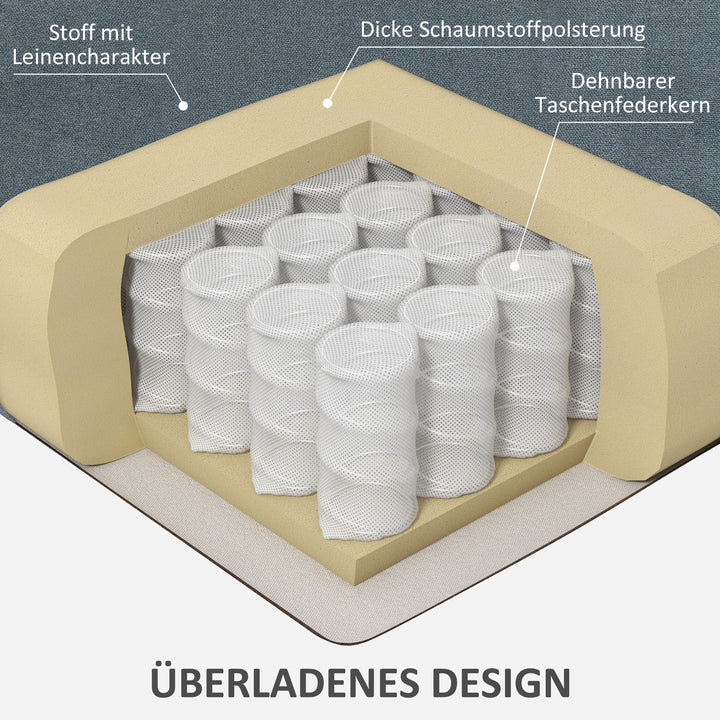 Massagestol, ståstol til seniorer, 8 massagepunkter, sidelommer, fjernbetjening, 90l x 101b x 107 cm, grå