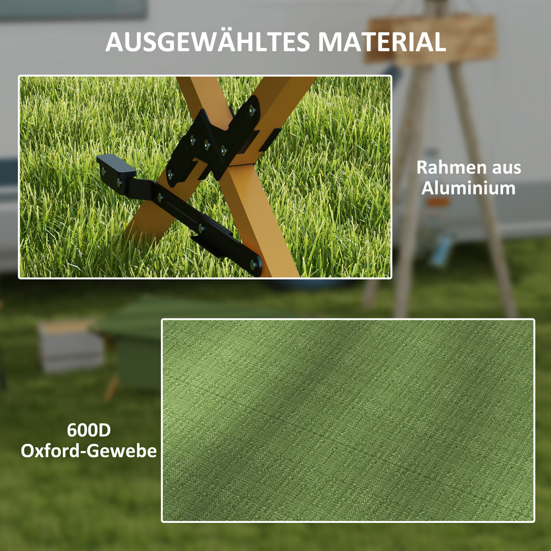 Sammenklappelig feltseng med bæretaske 196 x 64 x 45 cm gæsteseng op til 200 kg til udendørs campingrejser