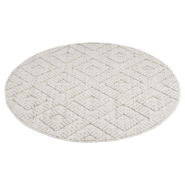 Tæppe Clasico 8927 Creme 120X120 Rund