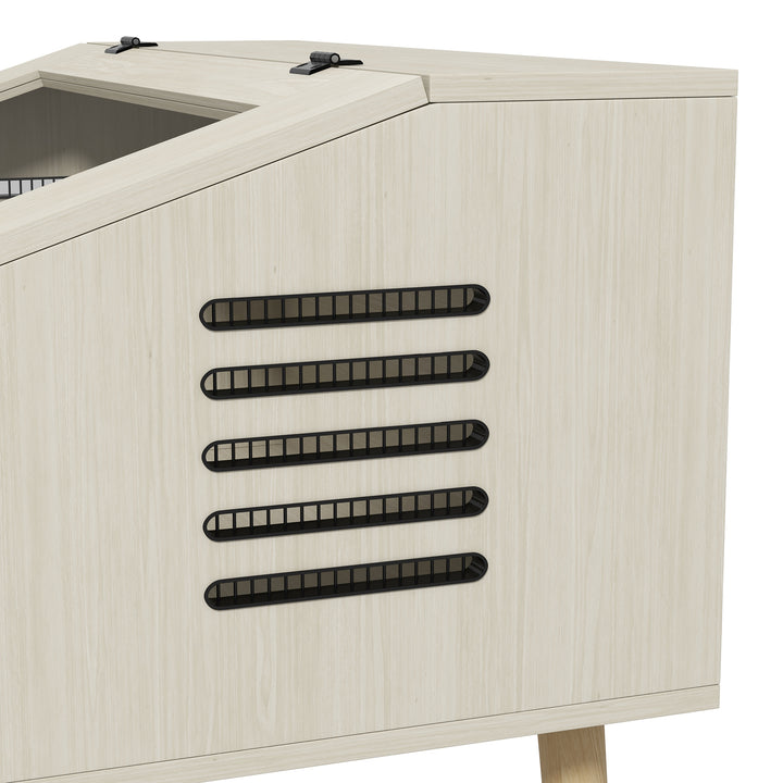 Krybdyrkasse, firbenkasse, 140 liter, kompatibel med varmepude, glasvindue