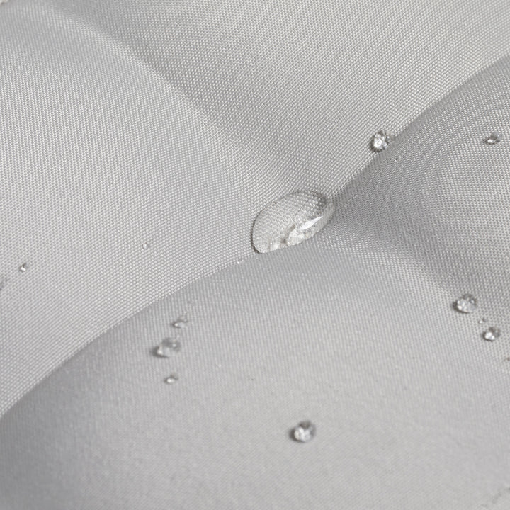 Havepude til siddepladser, med quiltning, 40 x 40 x 4 cm, lysegrå