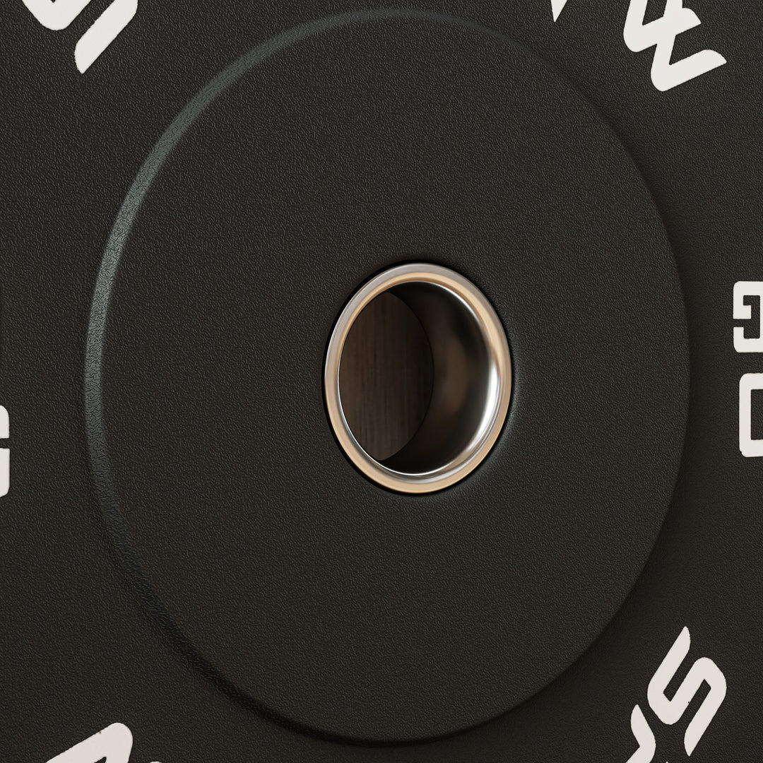 Vægtskiver, 2 x 10 kg, olympisk standard, gummi, lav støj, sort