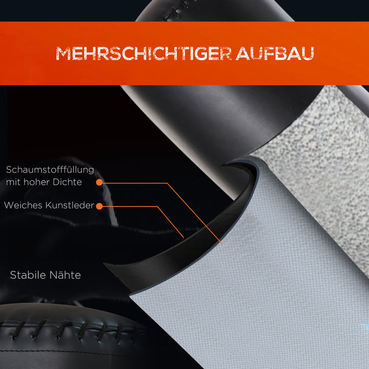 Boksesæk fritstående 170 cm stående boksesæk med sugekopbase kickboksesæk tung boksetræner til voksne unge fitness boksesæk til styrketræning boksetræning mma træning