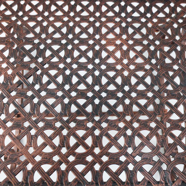 Gyngestol havestol, vintage design, 61 cm x 79 cm x 90 cm, brun + sort