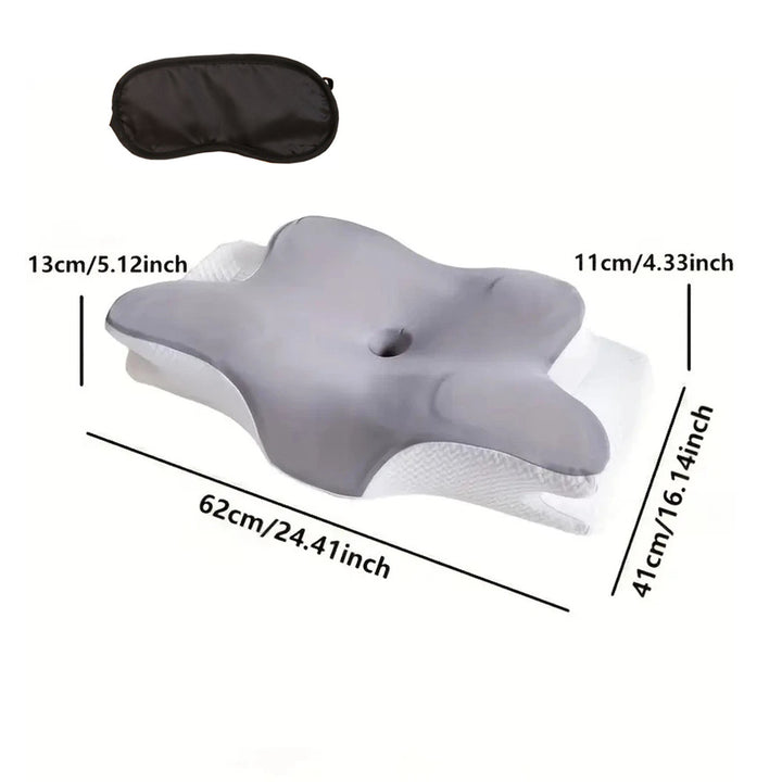 Pude med memory foam, nakkepude, anti-snorken pude, nakkestøtte pude