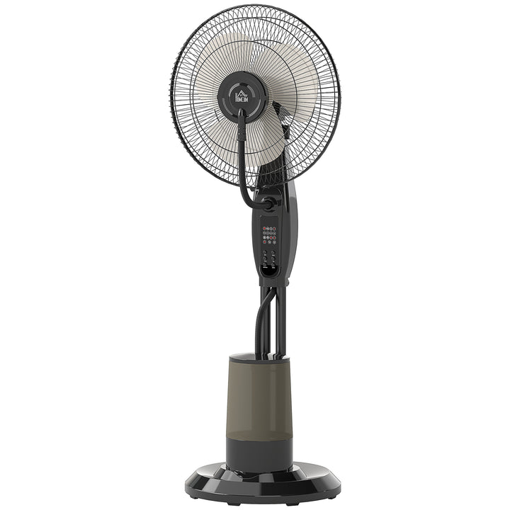 Ventilator, tågeventilator, 3 hastigheder, timer, luftfugter, sort