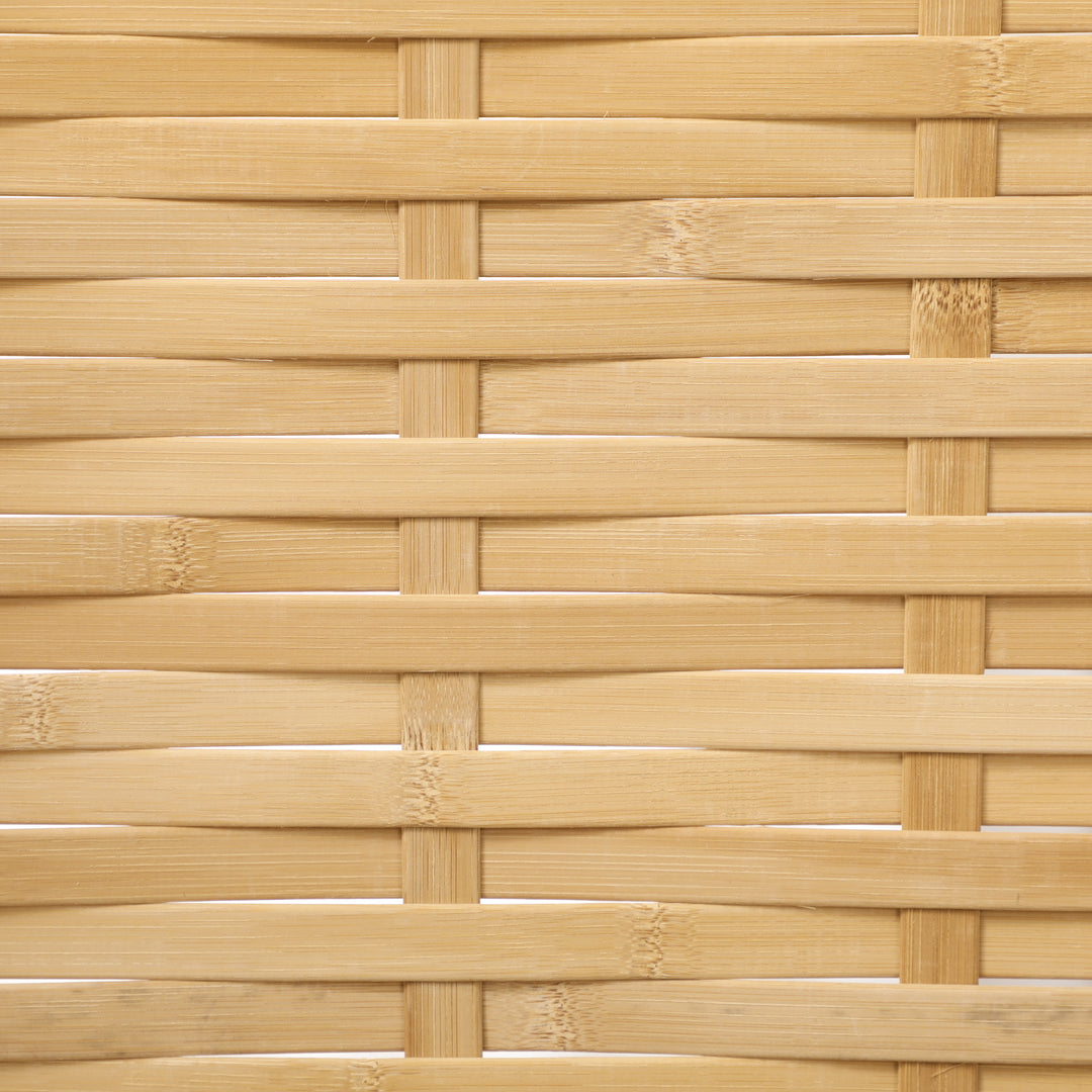 Rumdeler foldbar skillevæg privacy screen, bambus, 3-delt, 120 cm x 170 cm x 1,8 cm, naturlig