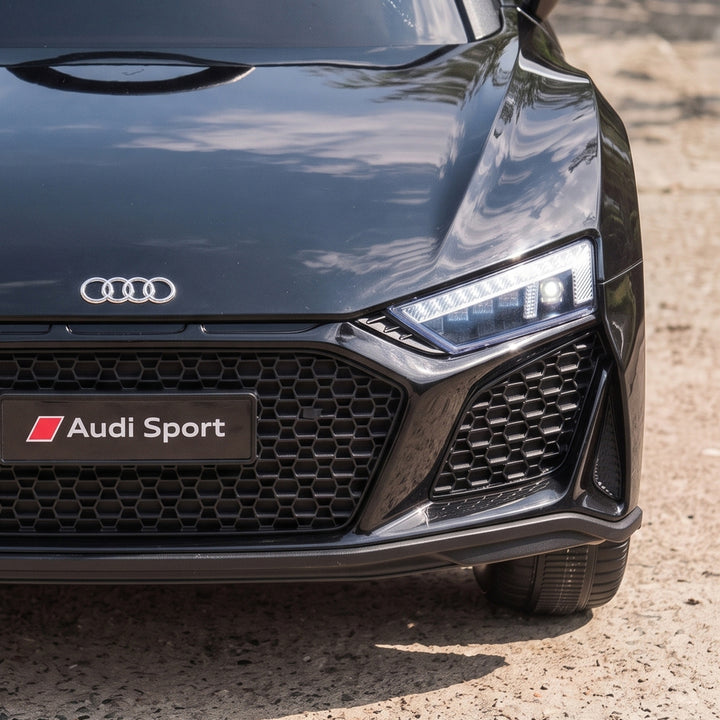 Elbil til børn Audi R8 12V fjernbetjening til børnebil sort